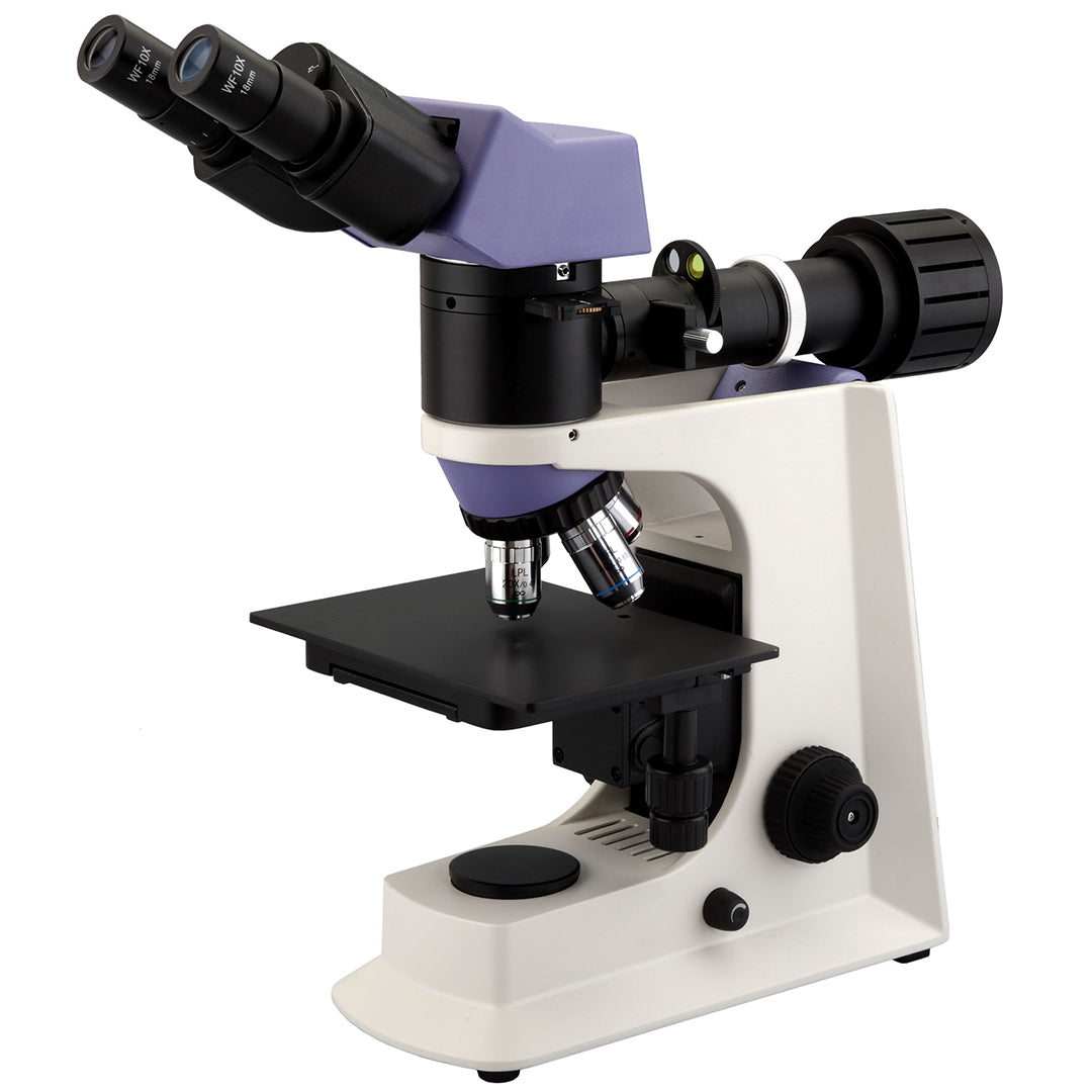 AUC-MET-01 Series Metallurgical Microscope Infinite Plan LWD lenses, LED illumination (Education / Laboratory Grade)