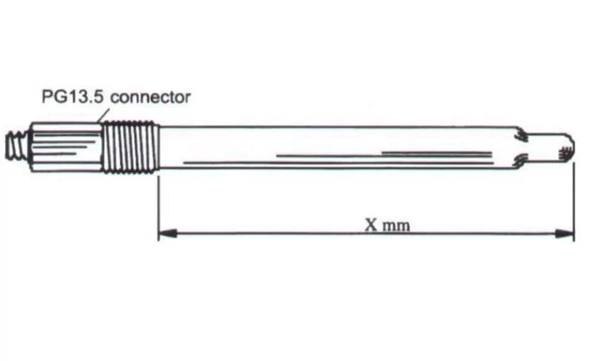 Sterprobe – Temperature Sensor (Glass): Euro-Standard PG13.5 Pt100 - 120mm