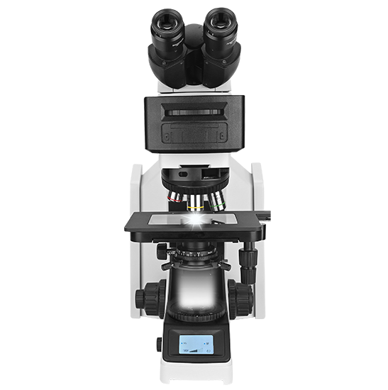 AUC-MET-14LED Series Coded & Intelligent Trinocular Metallurgical Microscope with LED illumination, Brightfield Objectives (Laboratory / Research Grade)