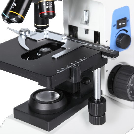 AUC-232 Laboratory Biological Microscope– Fixed Köhler Halogen Illumination