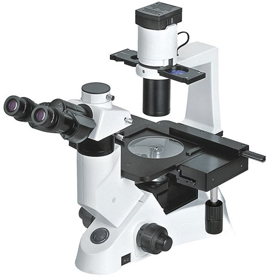 AUC-290-I Trinocular Inverted Biological Halogen Microscope with Brightfield & Phase Contrast