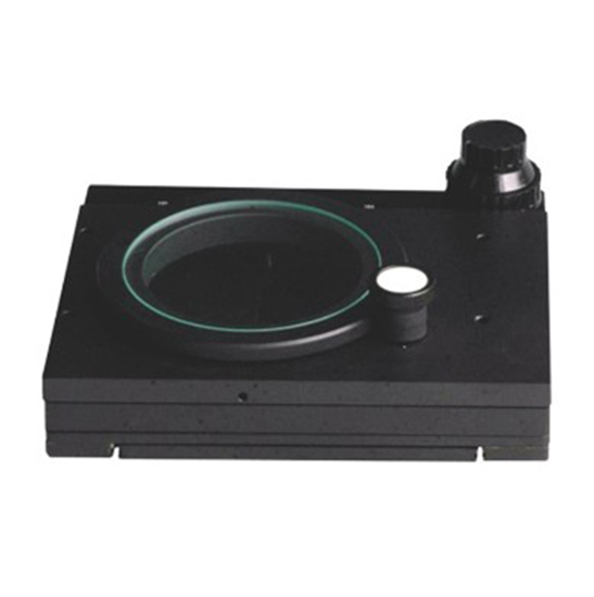 X-Y Rotatable Microscope Stage 180mm x 155mm x 26mm Movement Range: 75mm in X, 55mm in Y