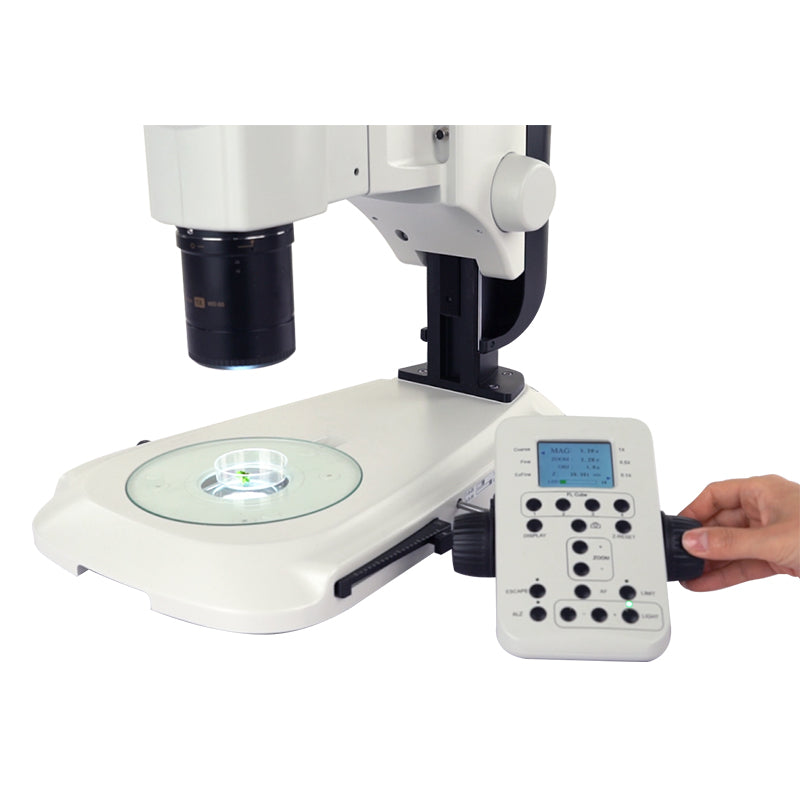 AUC- 390 Series Motorised Stereo Zoom with Parallel Optics and Motor Focus (Research Grade) with Fluorescence Options