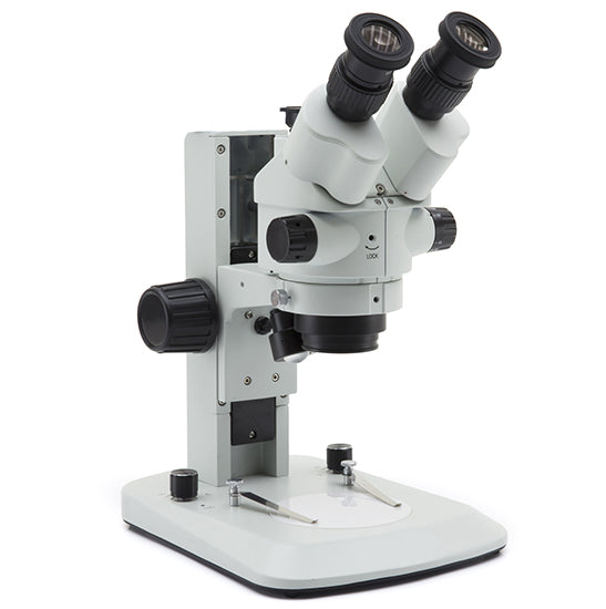 AUC- STE 326 Trinocular Stereozoom Microscope Zoom Range: 7×-45× Stand illumination options (Education / Laboratory Grade)