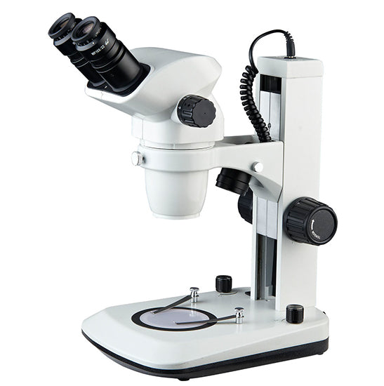 AUC- STE-330 Stereozoom Microscope Zoom Range: 0.67×-4.5× illumination Options (Education / Laboratory Grade)