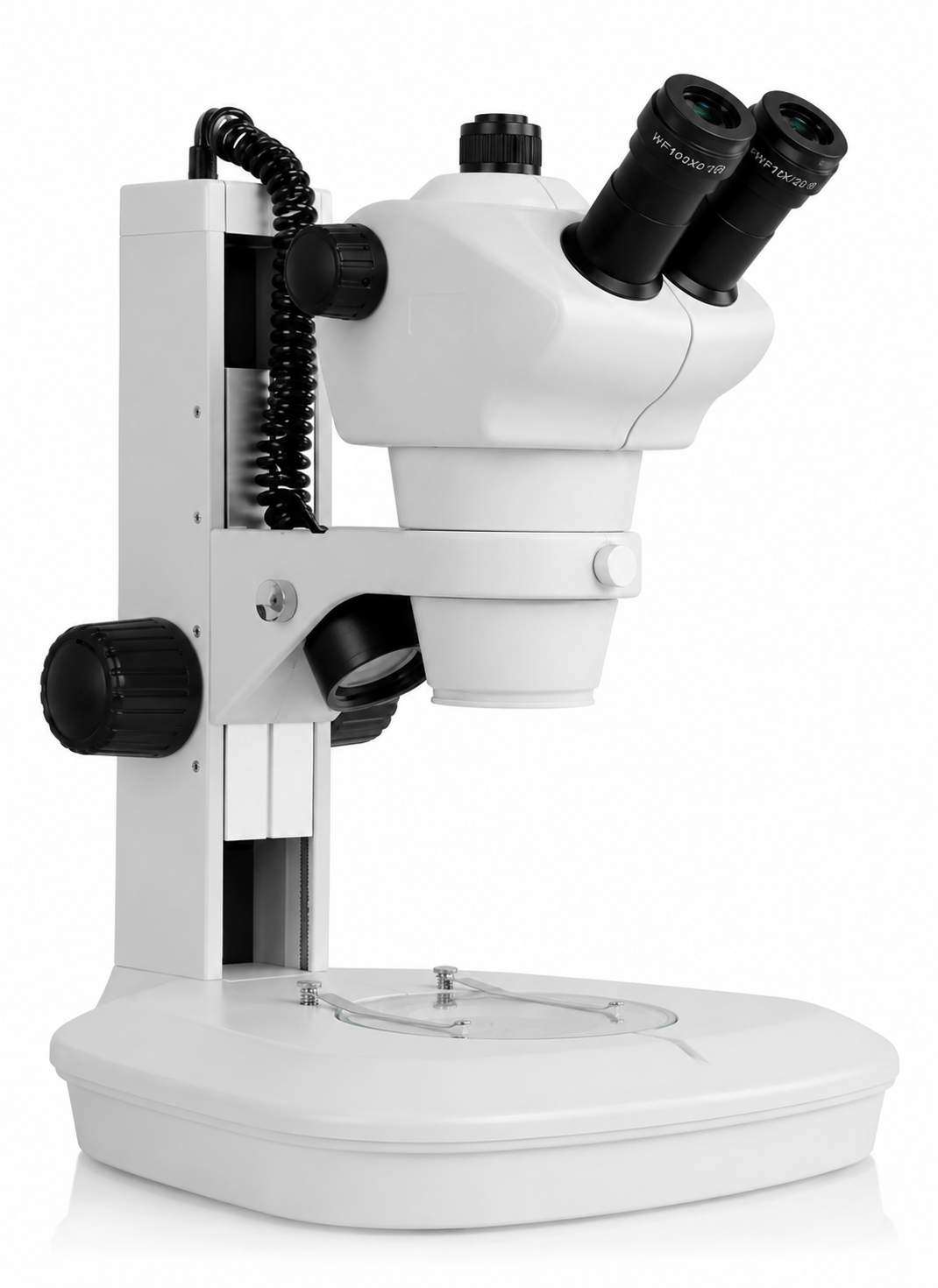 AUC-STE-335 Stereozoom Microscope Zoom Range 0.8x - 5x Base & illumination Options (Education & Laboratory Grade)