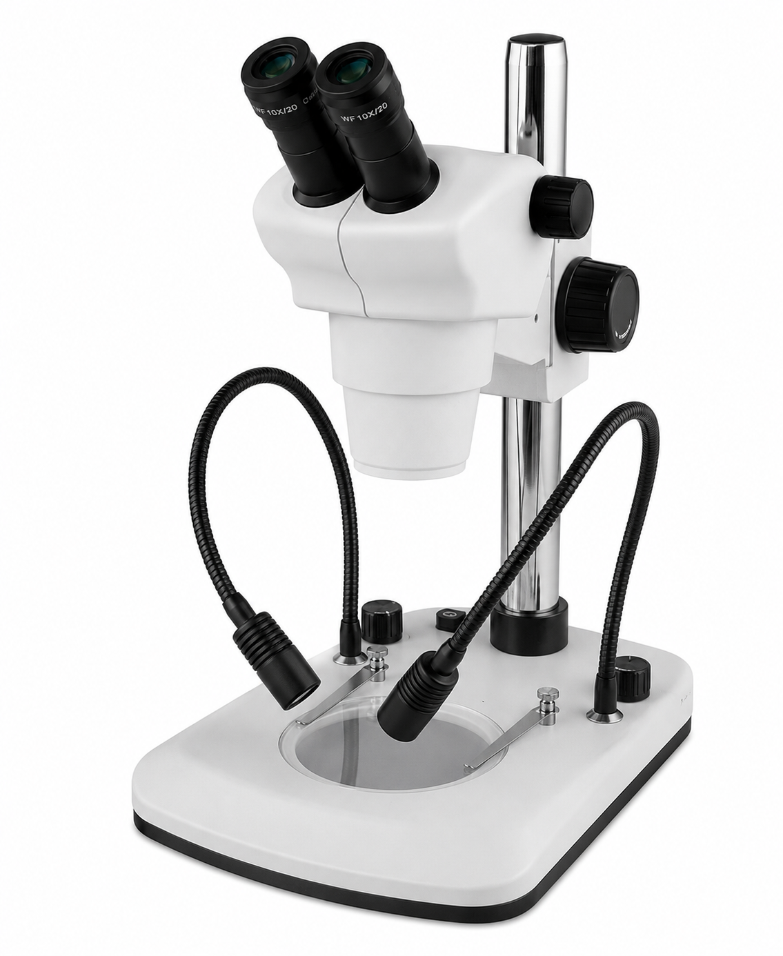 AUC-STE-335 Stereozoom Microscope Zoom Range 0.8x - 5x Base & illumination Options (Education & Laboratory Grade)