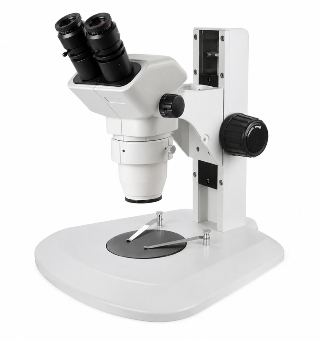 Auc-336-B Series Binocular Stereo Zoom 0.67x - 4.5x Microscope with Stand Options (Inclined 60 Degree Head)