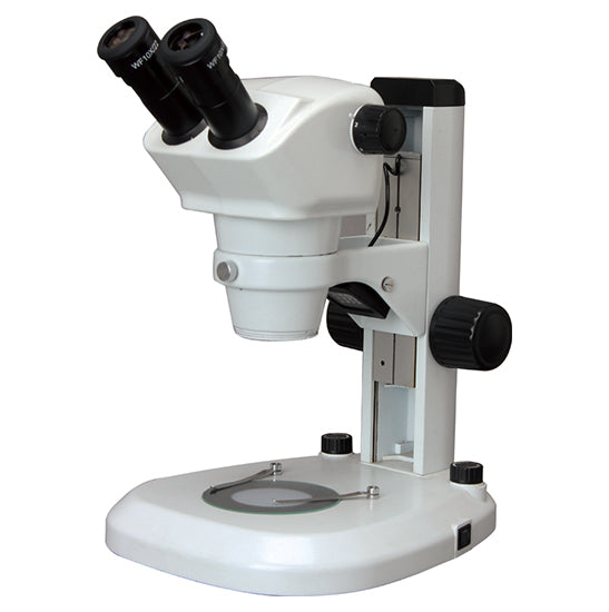 AUC-340 Series Stereo Zoom Microscope Zoom Range: 0.8x - 5x (Laboratory Grade) Viewing Head Options
