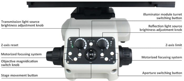 Fully Motorised Wafer Inspection Microscope for upto 8" / 200mm Wafers