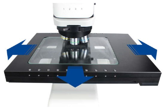 Fully Motorised Wafer Inspection Microscope for upto 8" / 200mm Wafers