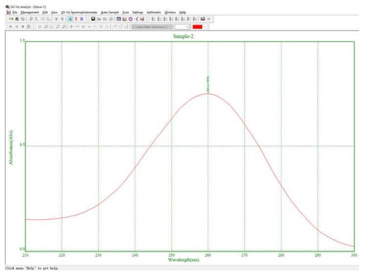 Camspec UV-Vis Analyst Software