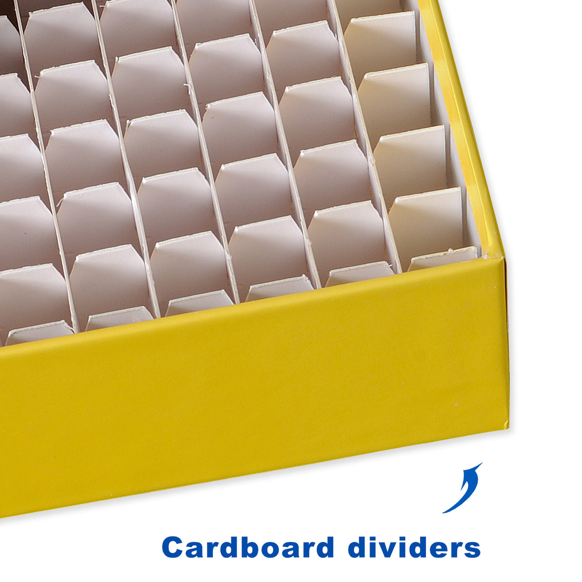 CryoKING® Premium Cardboard Cryogenic Boxes, 2 Inch, Assorted Color, 5 Pieces/Pack, 20 Packs/Case