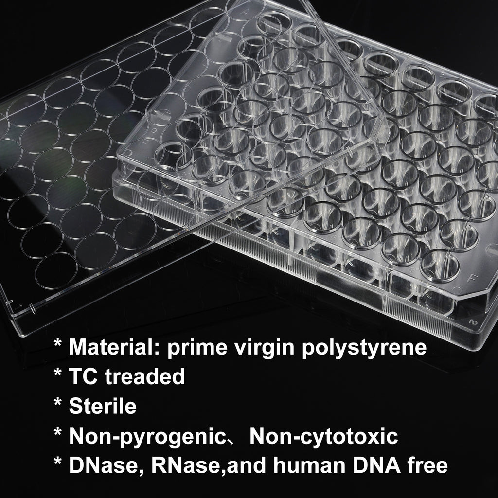 Biologix® Cell Culture Plates-6/12/24/48/96-Wells, 1 Piece/Pack, 50 Packs/Case