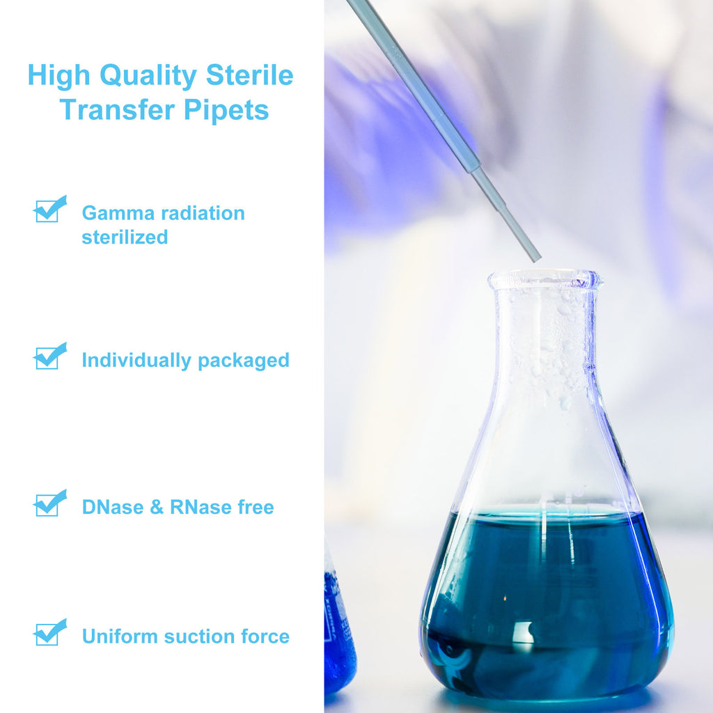 Biologix® Transfer Pipets-1mL (162mm), 500/Pack, 4 Packs/Case
