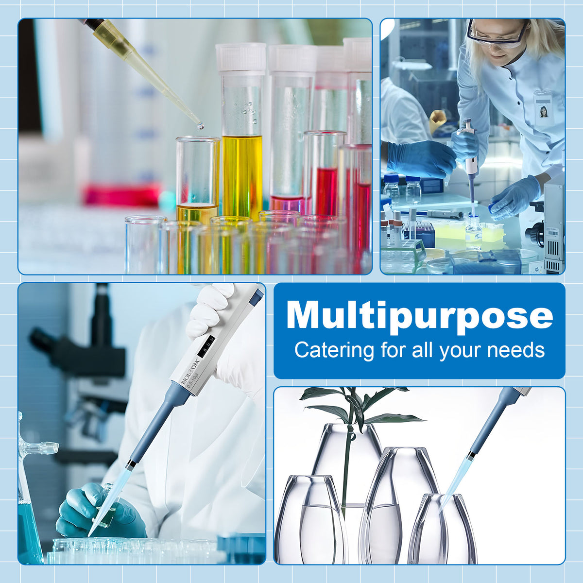 Biologix® TopPette Pipettes, Single-Channel, Sleeve Disassembly Autoclavable, 1 Piece/Case