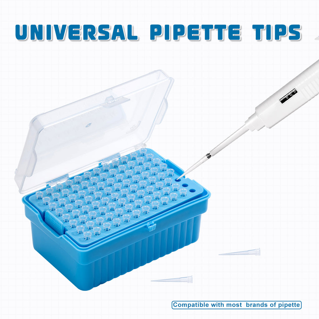 Biologix® Universal Pipet Tips-10μL, Sterile, 96 Pieces/Rack, 10 Racks/Pack, 10 Packs/Case