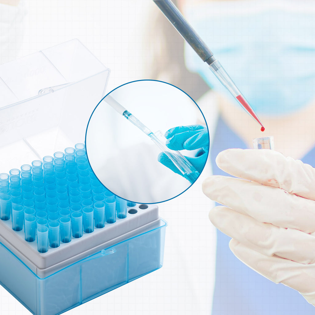 Biologix® Universal Pipet Tips-1000μL, Blue, 100 Pieces/Rack, 6 Racks/Pack, 10 Packs/Case
