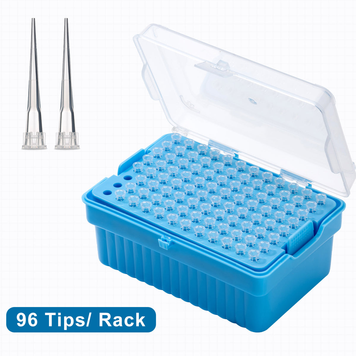 Biologix® Universal Pipet Tips-10μL, Sterile, 96 Pieces/Rack, 10 Racks/Pack, 10 Packs/Case