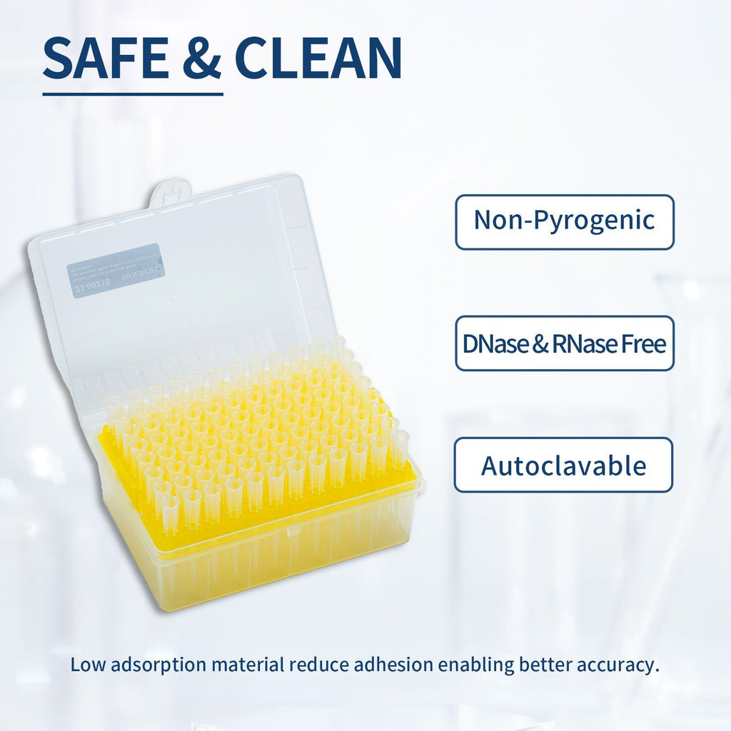 Biologix® Filter Tips -20μl, Length 51mm, 96 Pieces/Rack, 50 Racks/Case