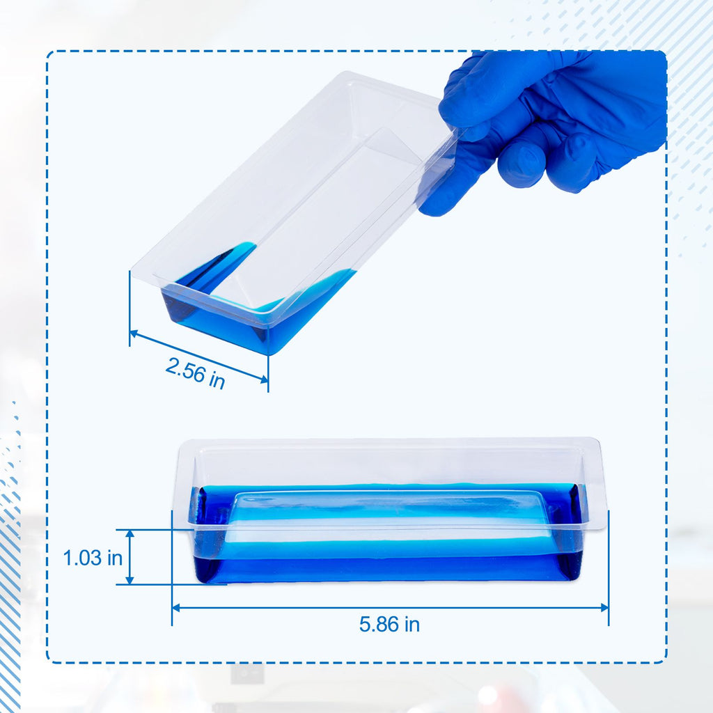 Biologix® Solution Basins-55mL, PVC, Clear, 100/Bag, 8 Bags/Case