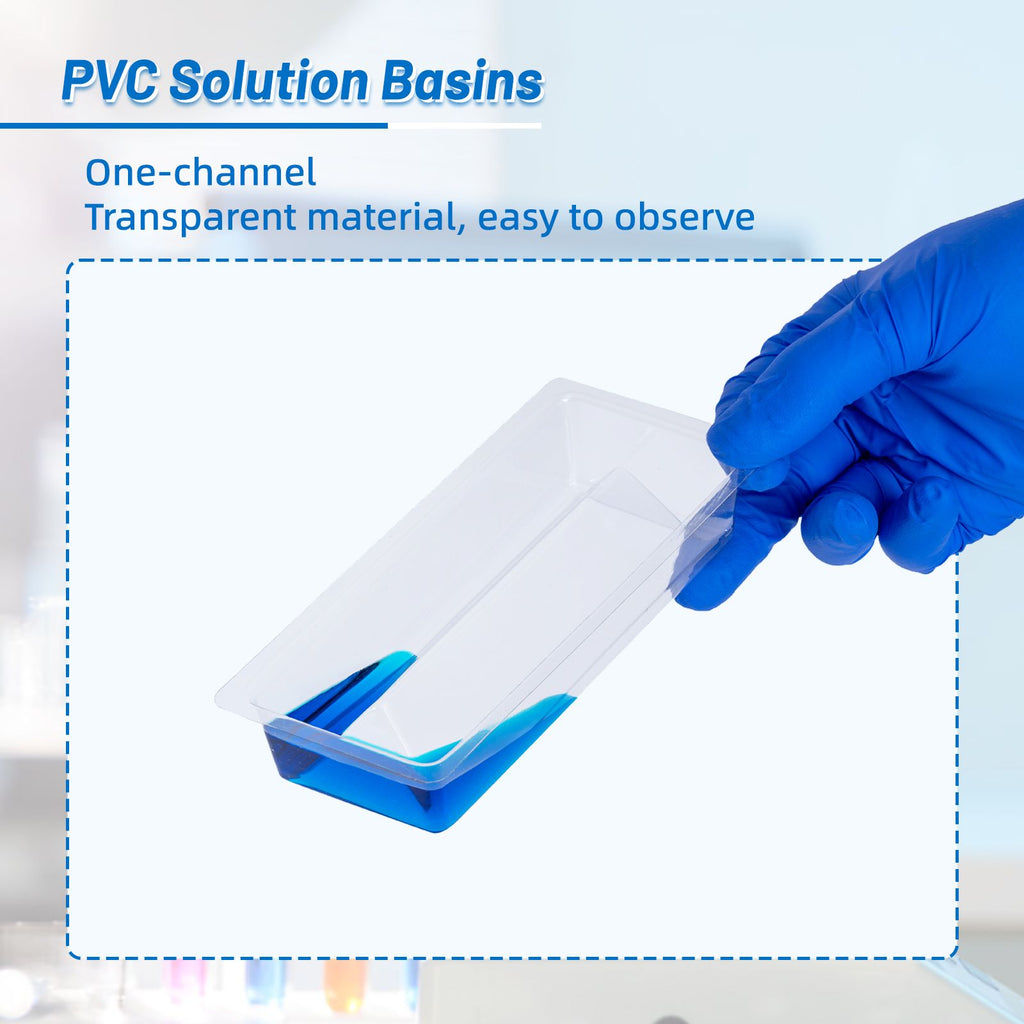 Biologix® Solution Basins-55mL, PVC, Clear, 100/Bag, 8 Bags/Case