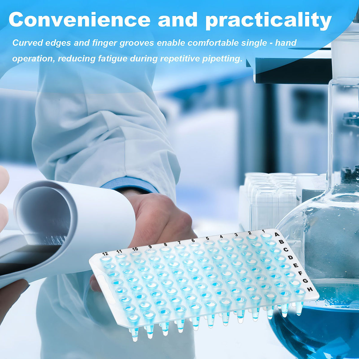 Biologix® PCR Plates-0.2mL Non-Skirted (96-well), 10 Pieces/Pack, 10 Packs/Case