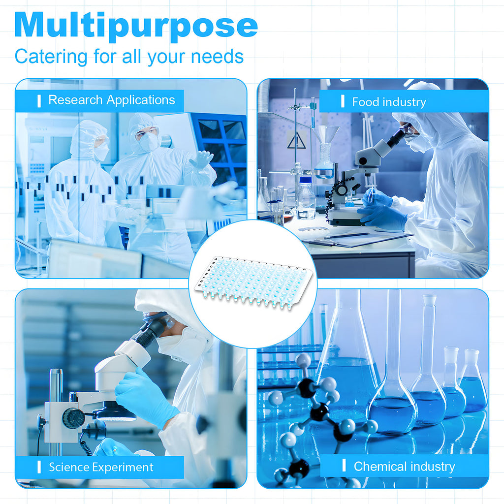 Biologix® PCR Plates-0.1mL Non-Skirted (96-well), 10 Pieces/Pack, 10 Packs/Case