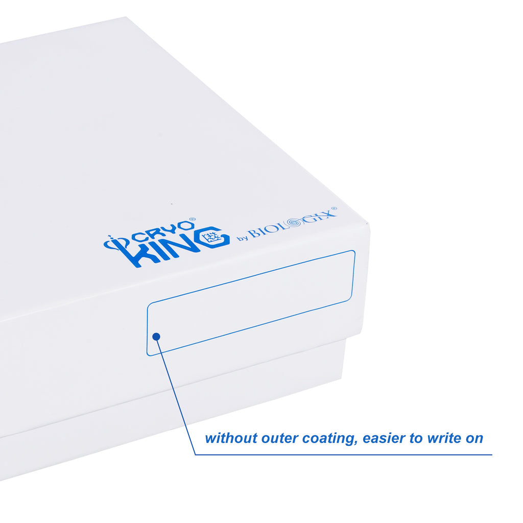 CryoKING® Premium Cardboard Cryogenic Boxes, 2 Inch, 5 Pieces/Pack