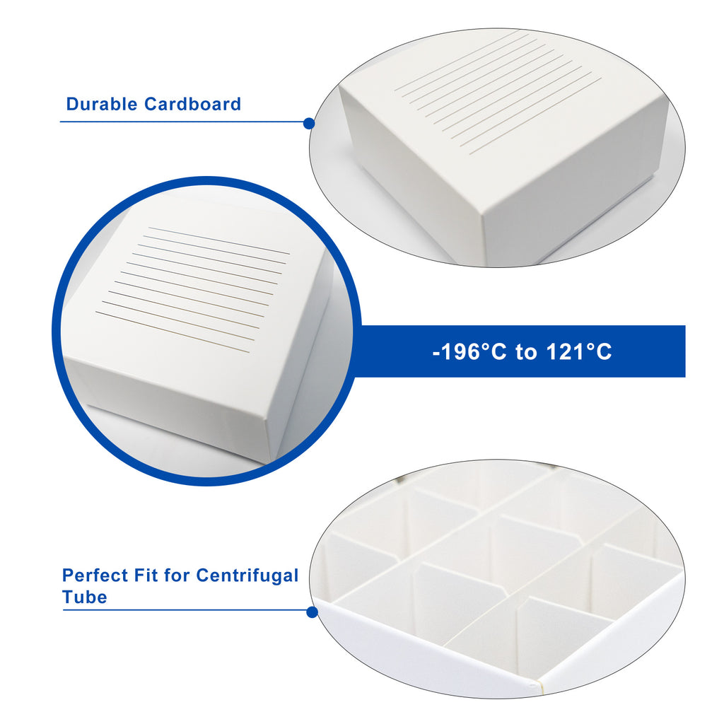 Biologix® Cardboard Centrifuge Tube Racks, 16/36-Well, 5 Pieces/Pack
