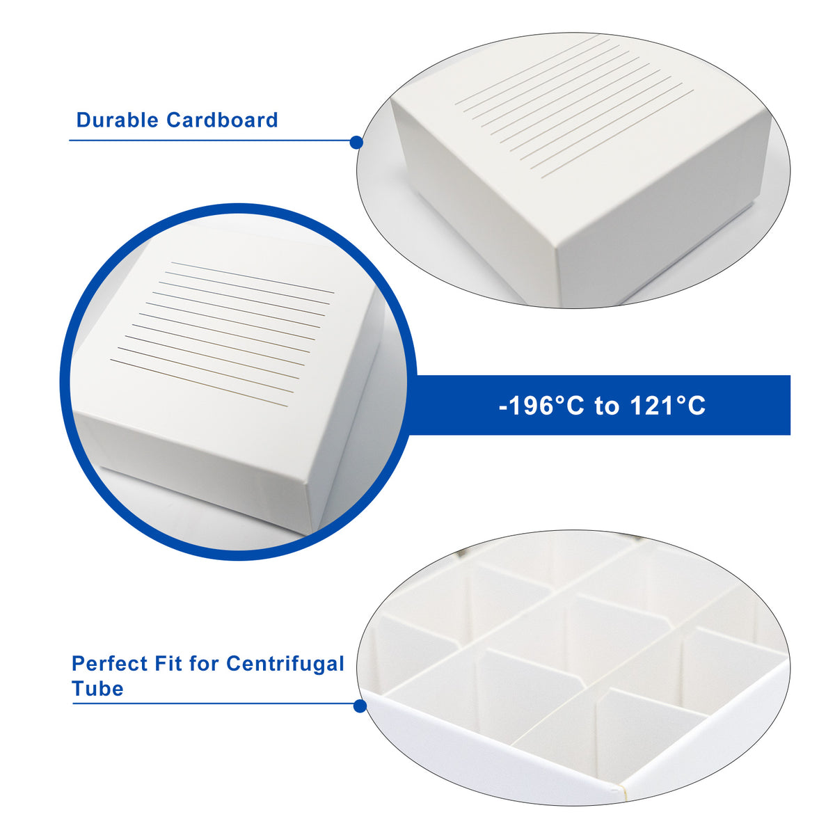 Biologix® Cardboard Centrifuge Tube Racks, 16/36-Well, 5 Pieces/Pack