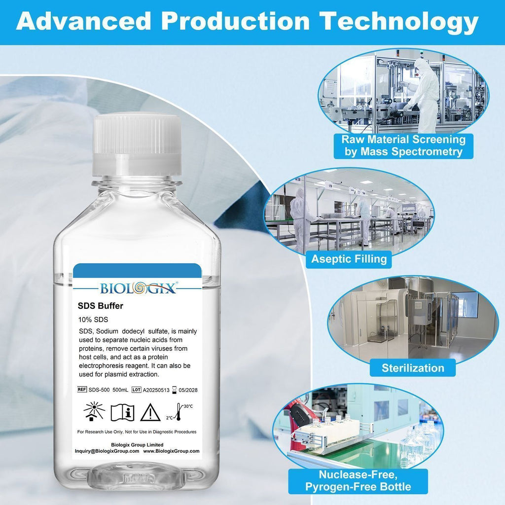 Biologix® SDS Buffer, 500mL/ Bottle, 10 Bottles/Case