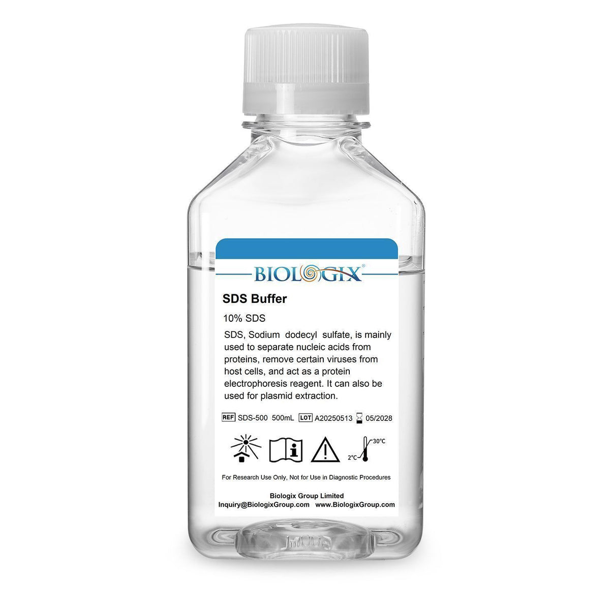 Biologix® SDS Buffer, 500mL/ Bottle, 10 Bottles/Case