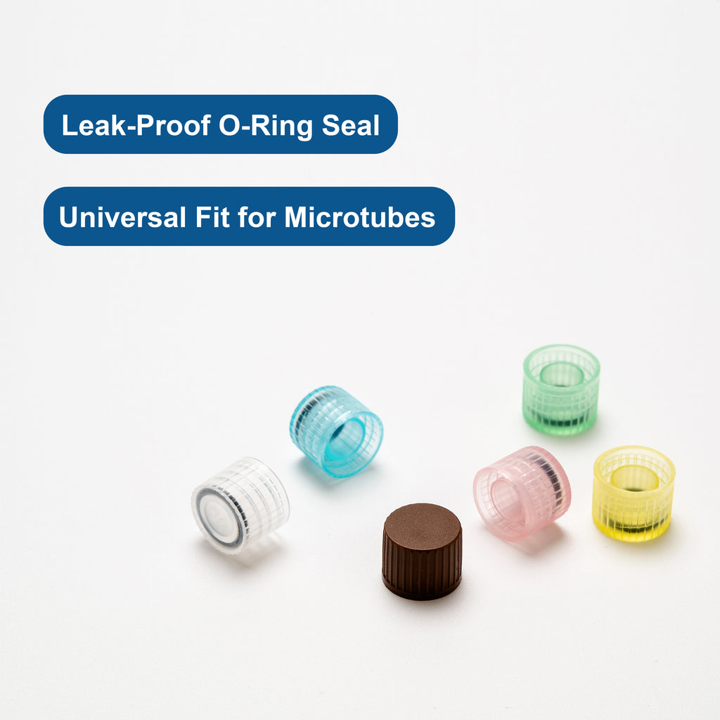 Biologix® Screw Cap (O-Ring) for Microtubes, 500 /Pack,10 Packs/Case