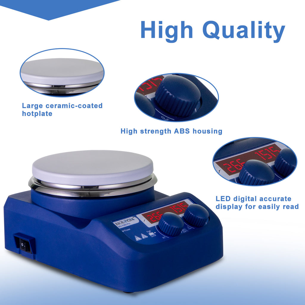 Biologix® Magnetic Stirrer Hotplate，LED display，1 Piece/Case