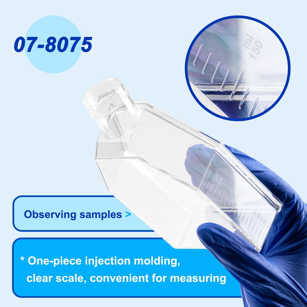 Biologix® Cell Culture Flasks-75cm², Filter Caps, 5 Pcs/Pack, 20 Packs/Case