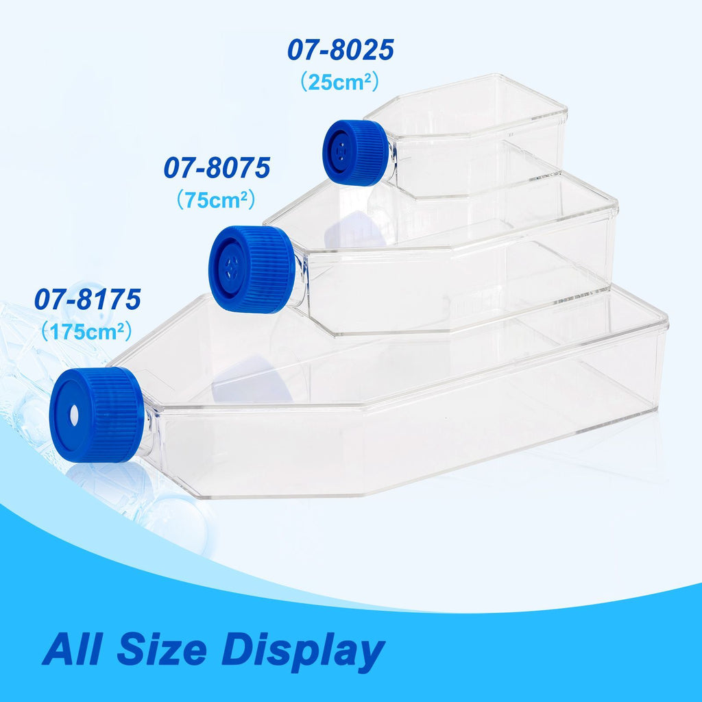 Biologix® Cell Culture Flasks-75cm², Filter Caps, 5 Pcs/Pack, 20 Packs/Case