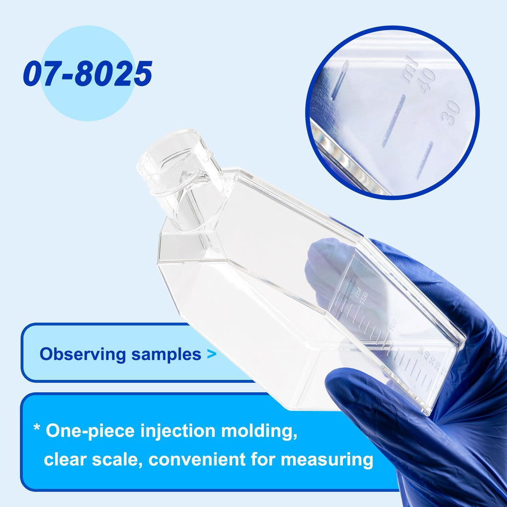 Biologix® Cell Culture Flasks-25cm², Fliter Caps, 5 Pcs/ Bag, 40 Bags/ Case