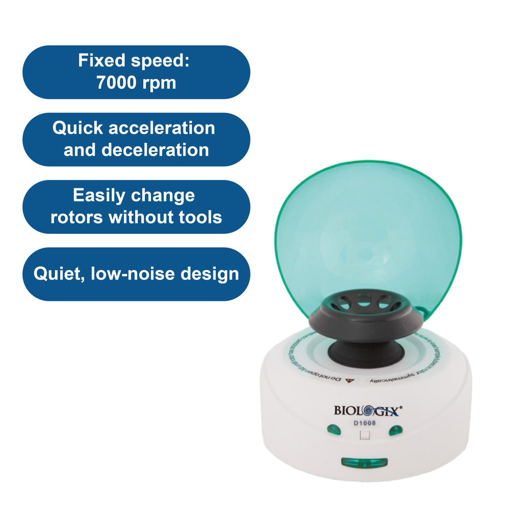 Biologix® Palm Micro Centrifuge, UK Plug, 1 Piece/Case