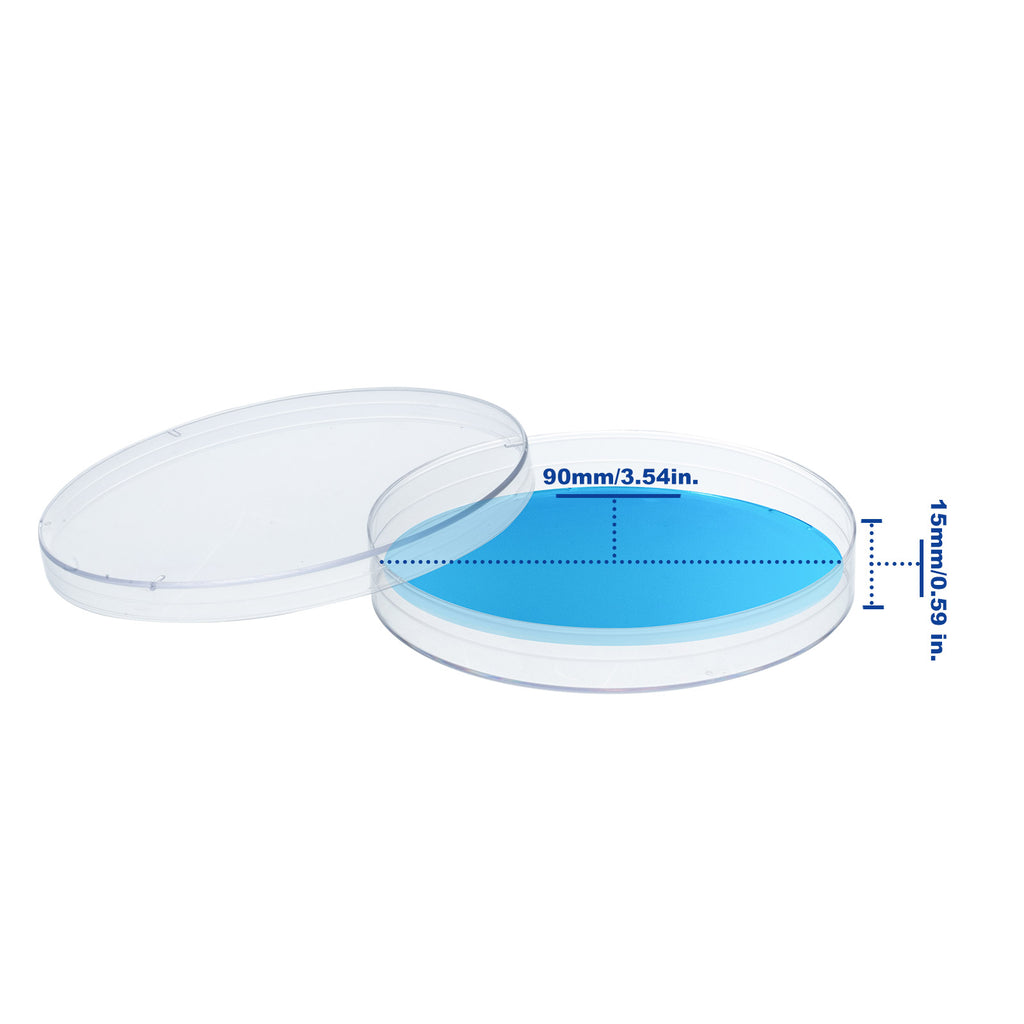 Biologix® Petri Dishes with Lids, Deep Clean, Sterilized, 90x15mm, 10 Pieces/Bag, 50 Bags/Case