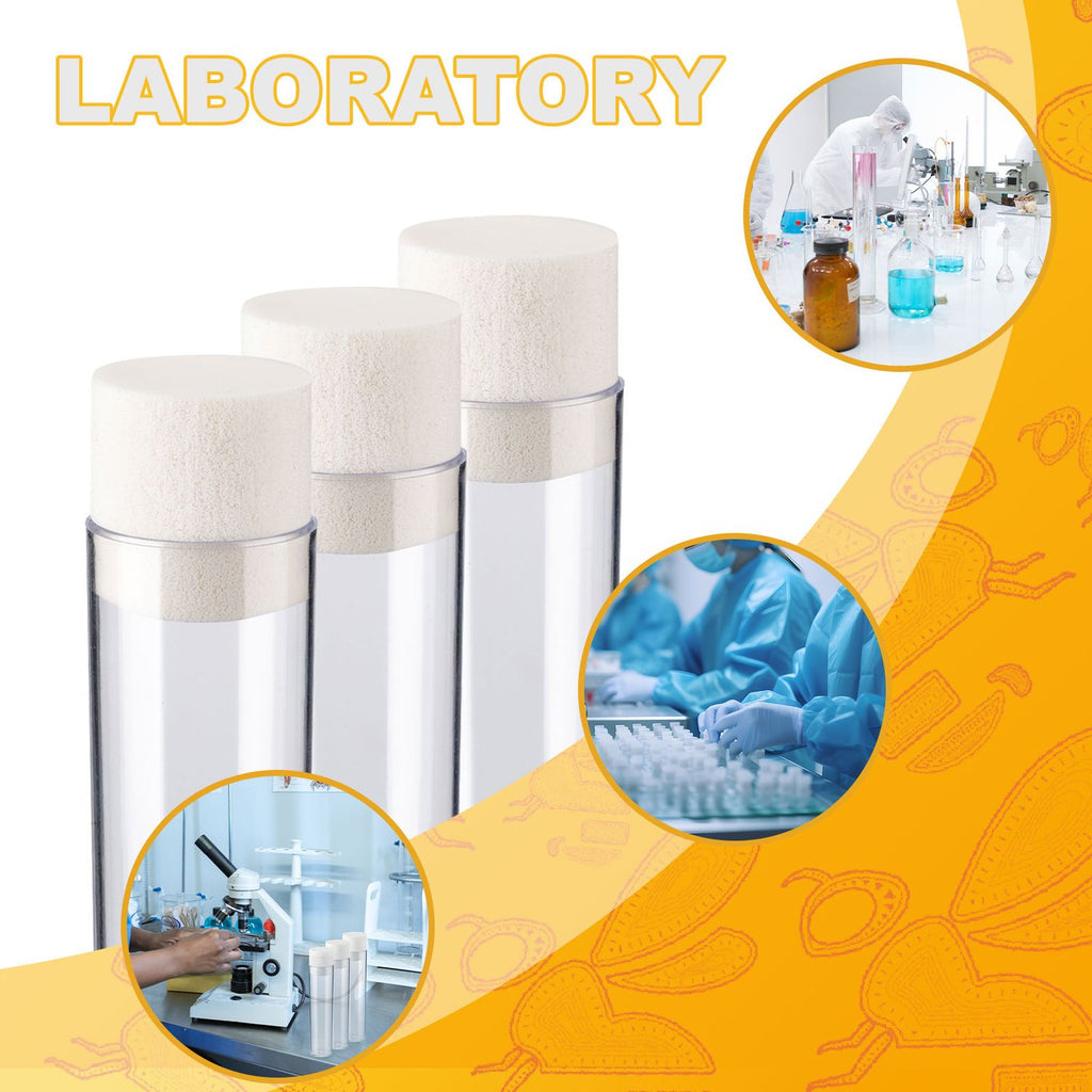 Biologix Drosophila Foam Plugs for Narrow Vials, Case of 1,000