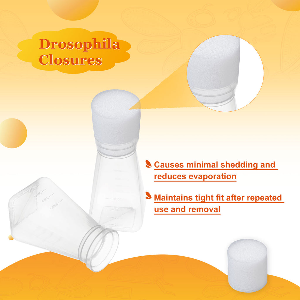 Biologix® Drosophila Plugs for Bottles, Case of 1,000
