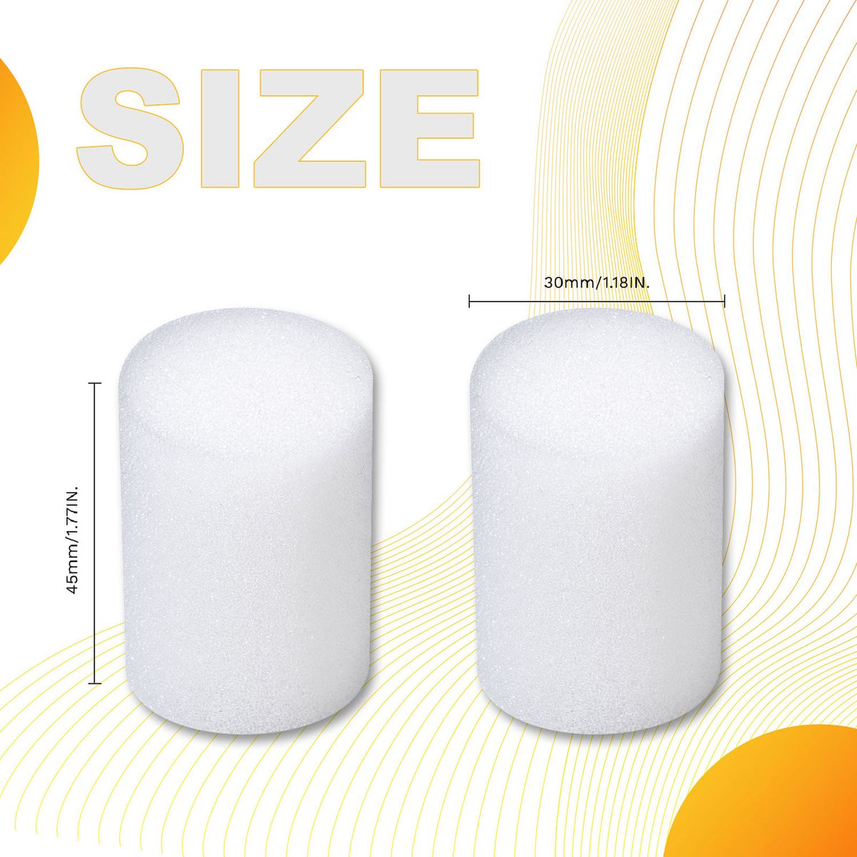 Biologix Drosophila Foam Plugs for Narrow Vials, Case of 1,000