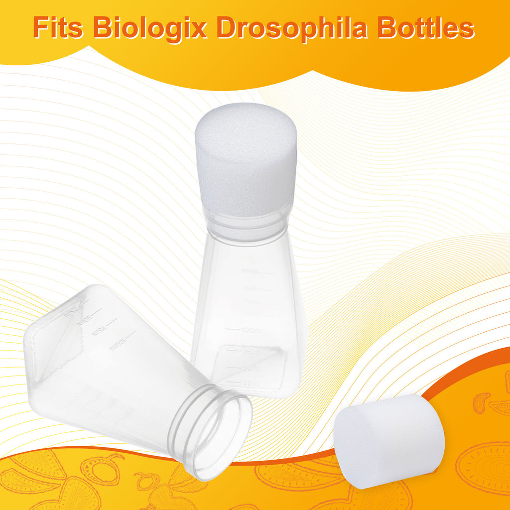 Biologix® Drosophila Plugs for Bottles, Case of 1,000