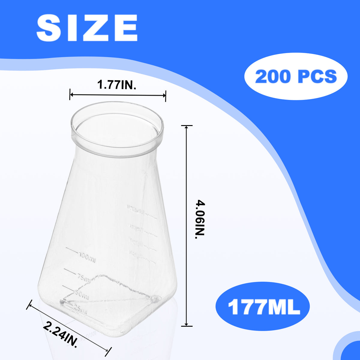 Biologix® Drosophila Bottles (Bulk), 200 Pieces/Bag, 1 Bag/Case