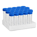 Biologix® Centrifuge Tubes-50mL, Conical Bottom, Flat Cap, 25 Sets/Rack, 20 Racks/Case