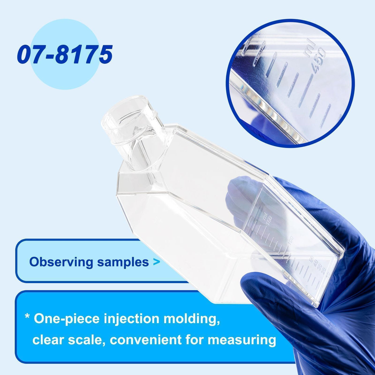 Biologix® Cell Culture Flasks-175cm², Filter Cap, 5 Pcs/Pack, 8 Packs/Case