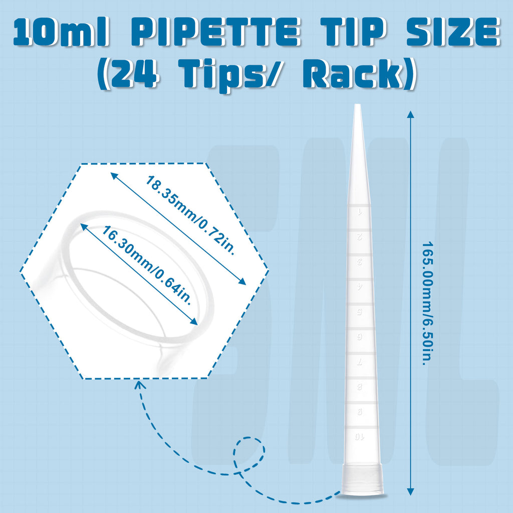 Biologix® Pipette Tips, 10mL, Sterile, 24 /Rack, 40 Racks/Case