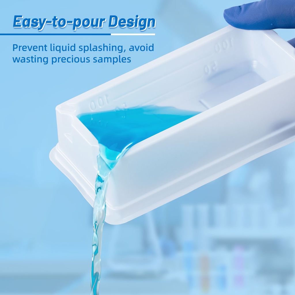 Biologix® Solution Basins-PS, 100 mL, White, Sterile, Individually Packaged, 1 /Bag, 50 Bags/Case