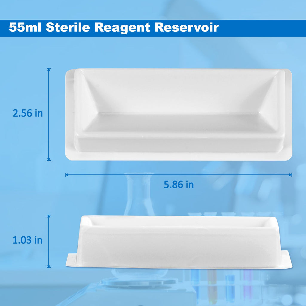 Biologix® Solution Basins-PS, 55mL, White, Sterile, Individually Packaged, 1 /Bag, 100 Bags/Case
